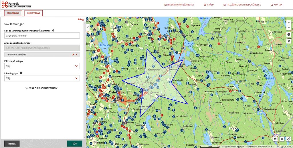 fornsök karta När blir Fornsök helt klart? | Riksantikvarieämbetet